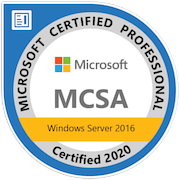 MCSA: Windows Server 2016